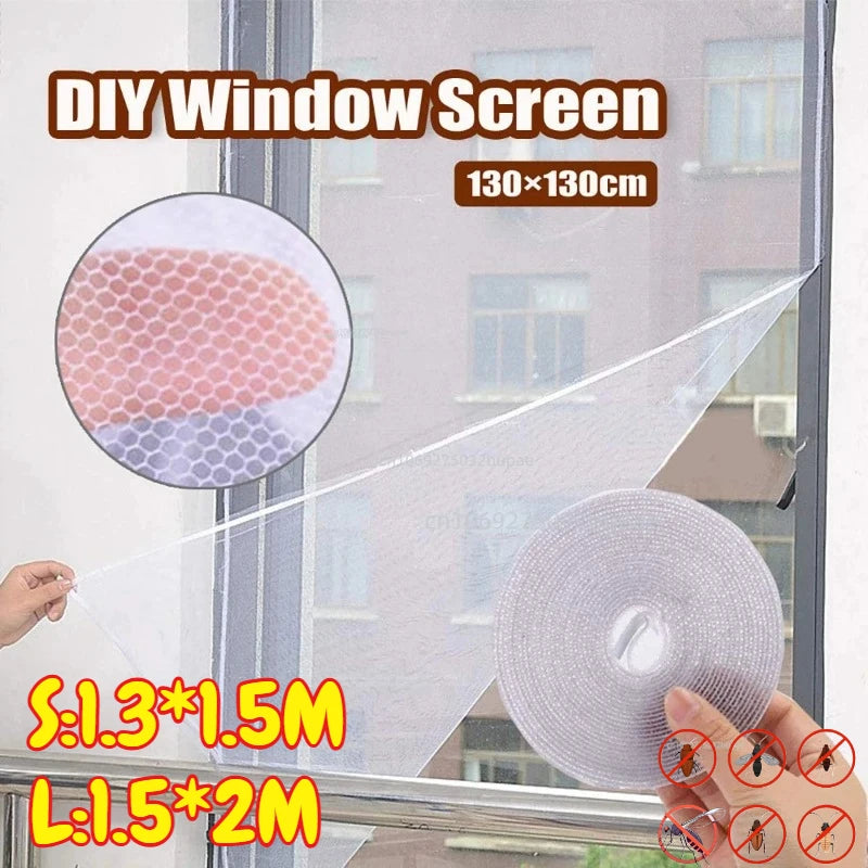 DIY Adhesive Window Mosquito Screen Mesh - 1
