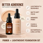 Liquid Foundation and Primer Makeup Set