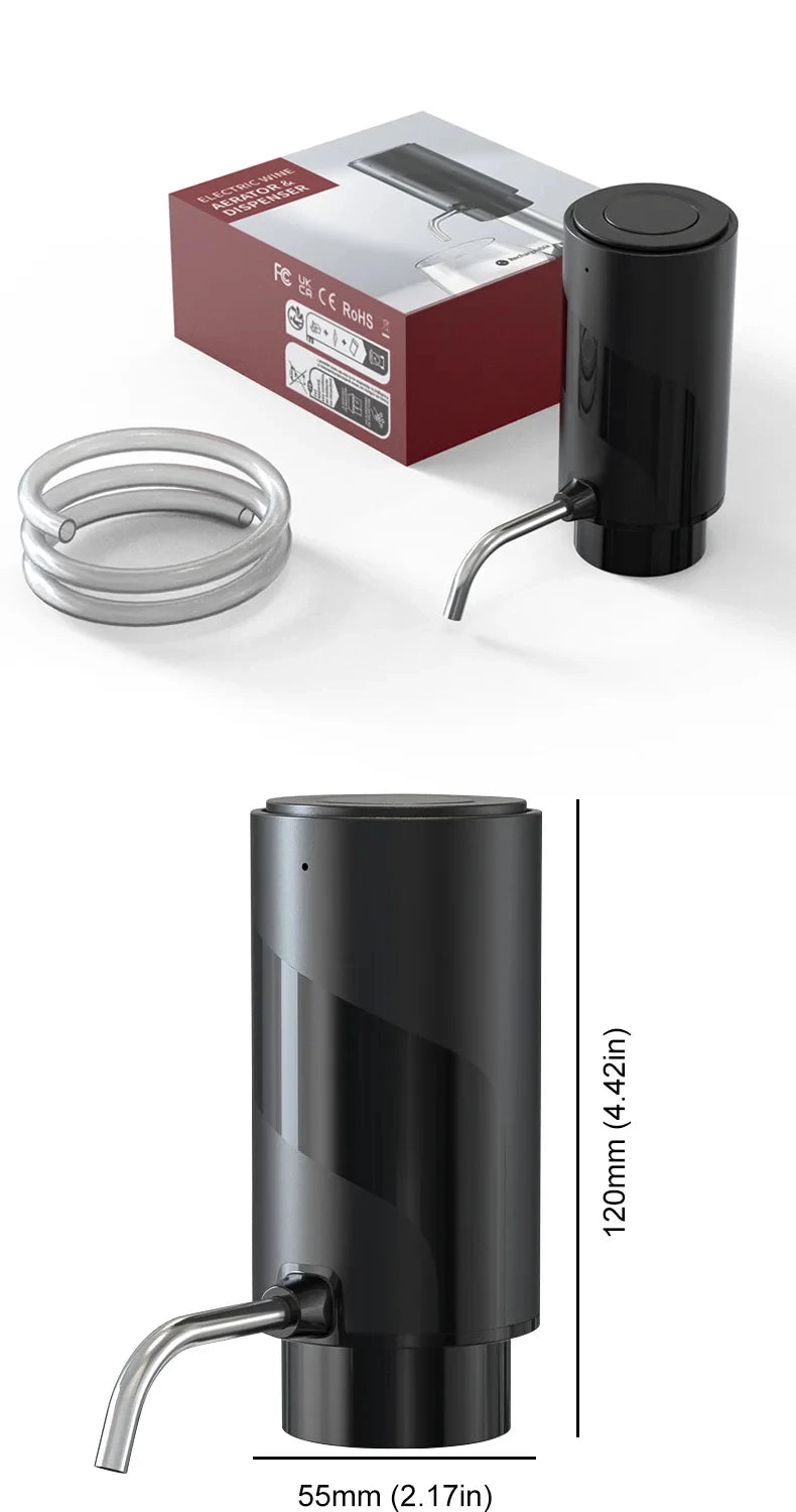 One-Touch Electric Wine Aerator and Dispenser - 13