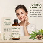 Cold Pressed Castor Oil for Skin Hydration and Body Massage