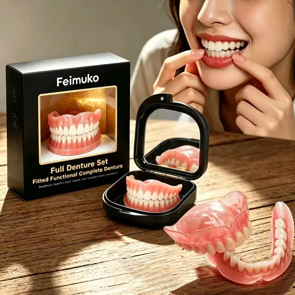 Full Mouth Silicone Denture Set for Natural Smile - 1