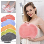 Silicone Shower Back Scrubber and Foot Massager Mat