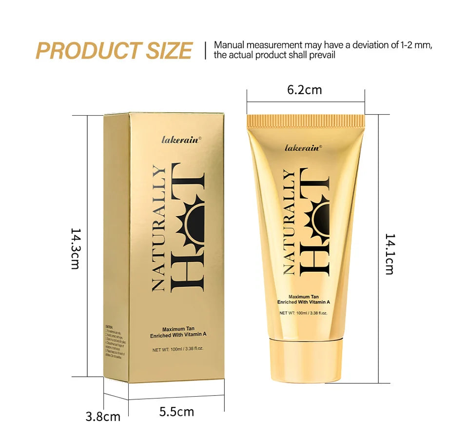 Hot Tanning Accelerator Cream for Smooth Natural Glow - 16