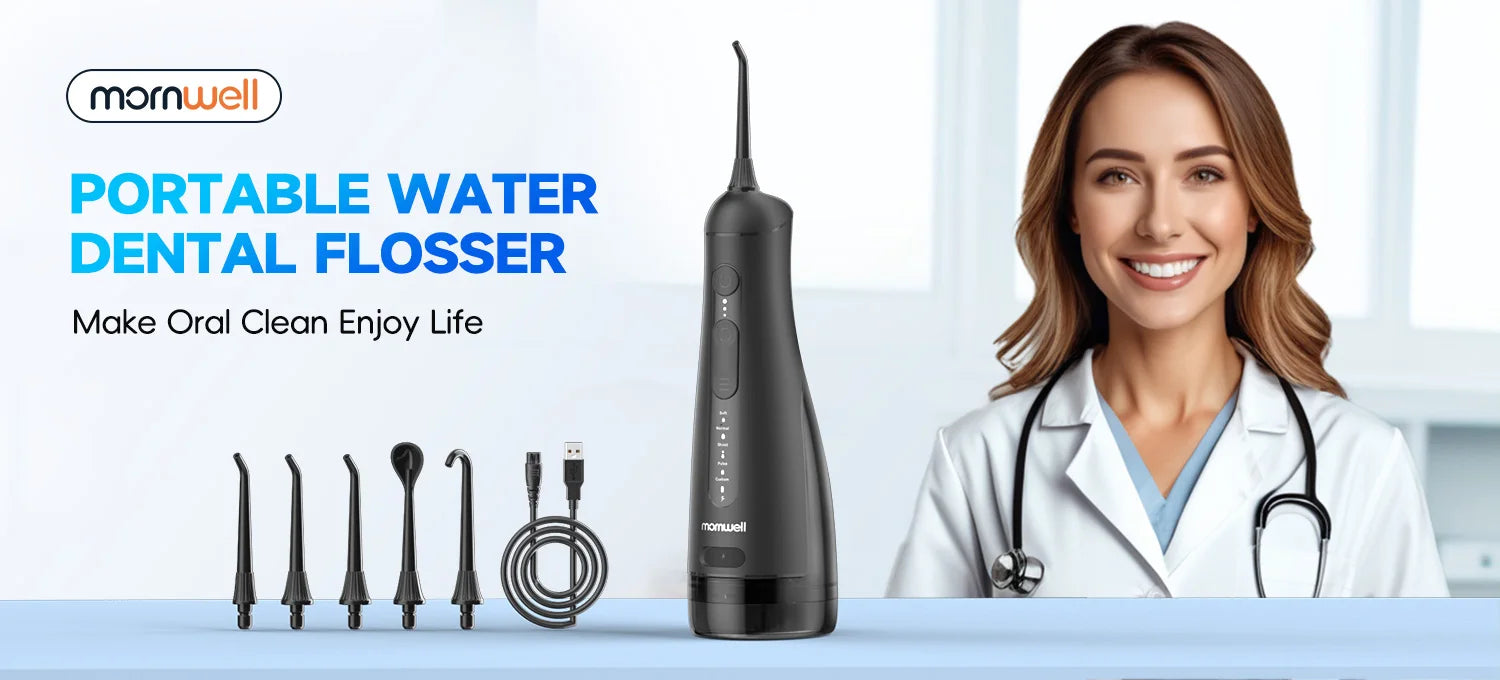 Portable Electric Cordless Water Flosser for Teeth Cleaning - 7