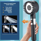 High-Pressure Adjustable Massage Shower Head with Filter
