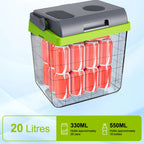Portable 20L Electric Cooling and Heating Fridge for Travel