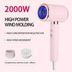 Professional 2000W Ionic Hair Dryer for Fast Styling