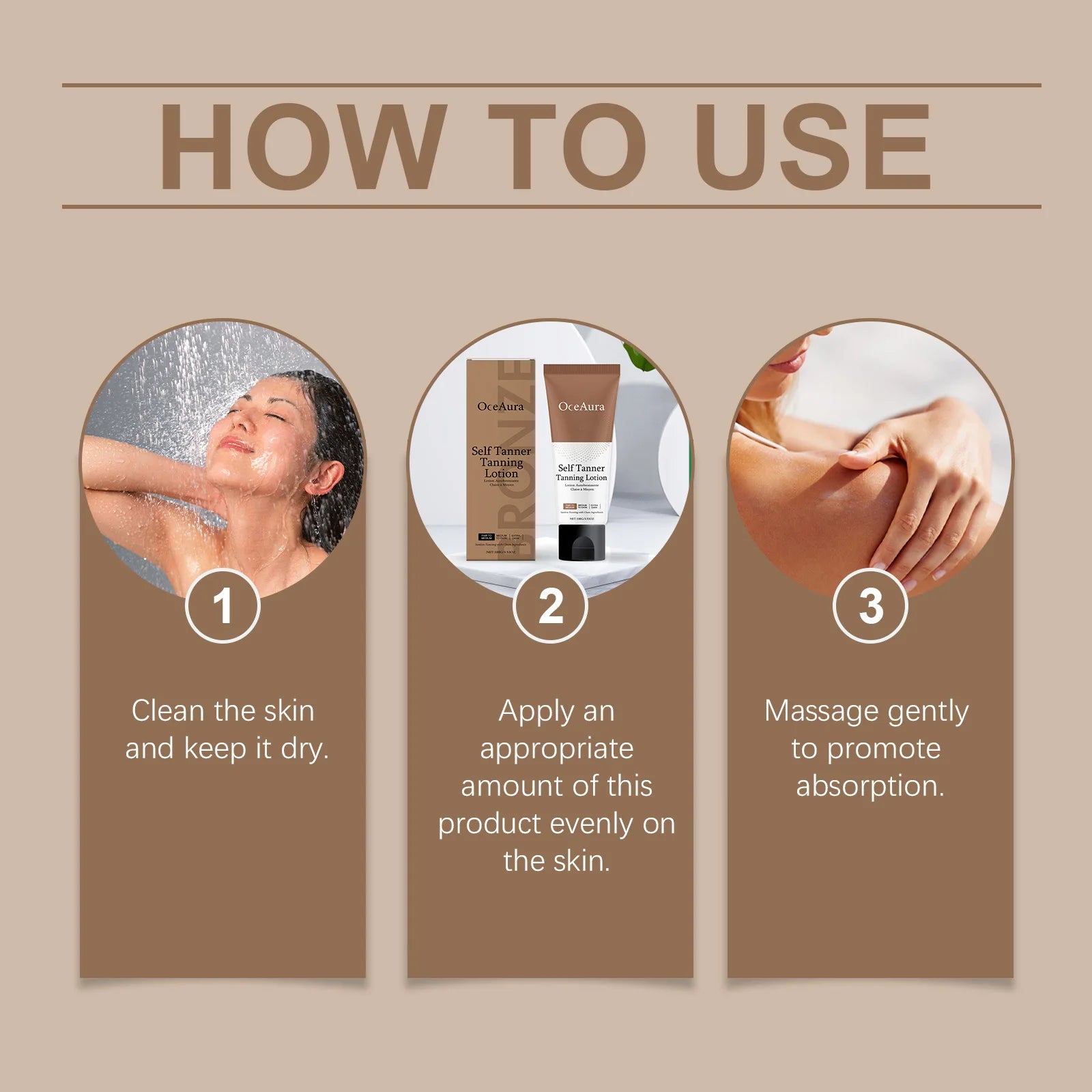 Gradual Sunless Self Tanning Lotion for Natural Bronze Glow - 12