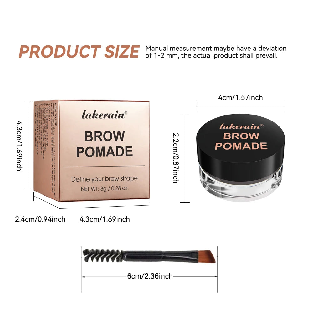 Waterproof Smudge-Proof Eyebrow Pomade Styling Cream