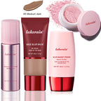 4-Piece Long-Lasting Waterproof Makeup Base and Setting Set