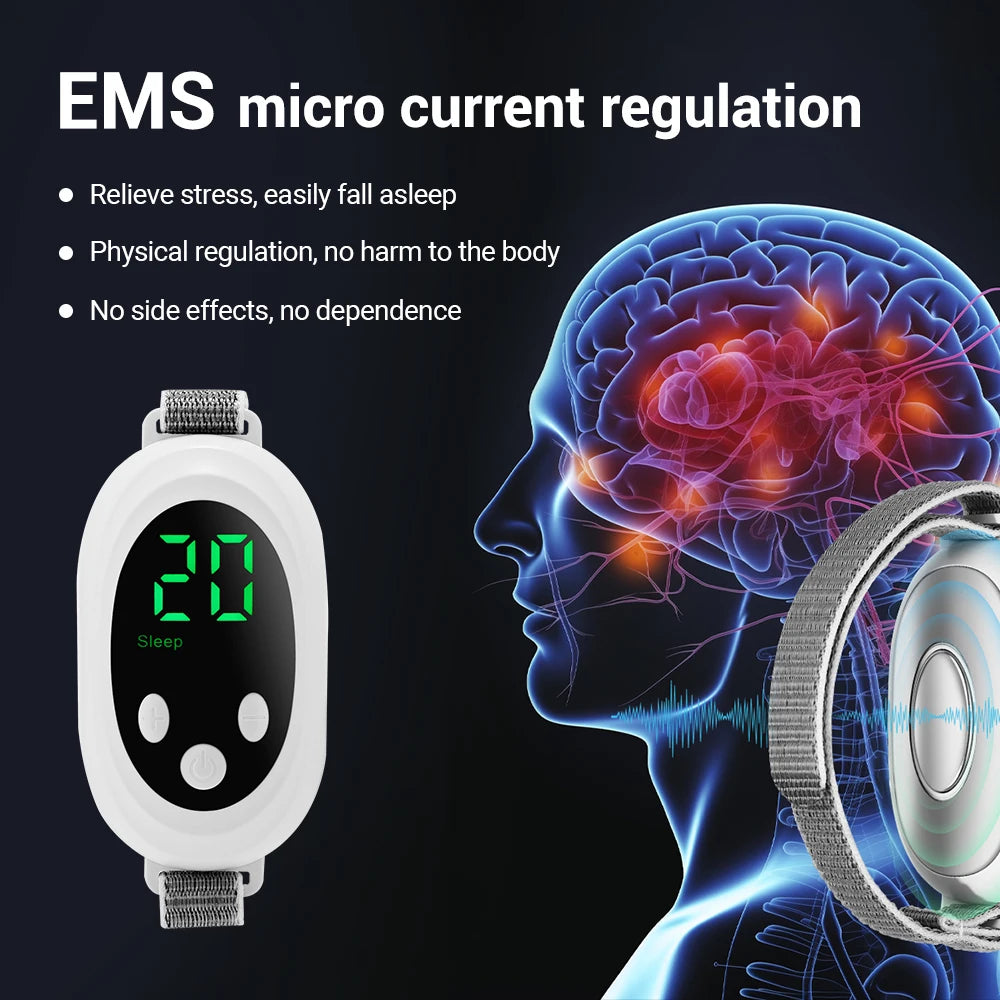 Microcurrent Sleep Aid Device for Anxiety and Insomnia