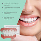 Flexible Silicone Denture Set for Instant Smile Transformation