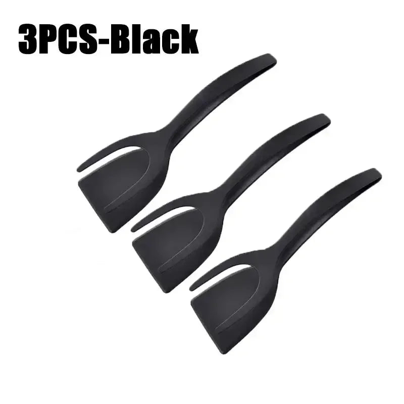 2-in-1 Non-Stick Spatula and Kitchen Tongs for Cooking