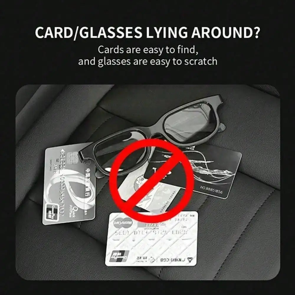 Car Sun Visor Multi-Pocket Organizer and Storage Holder