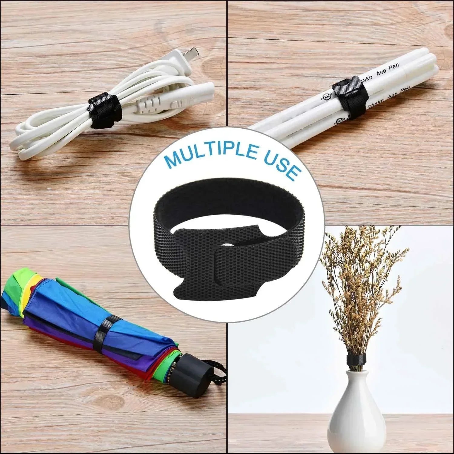 Reusable Cable Organizer Ties for Home and Office - 7