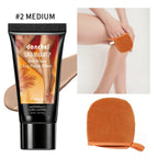 Waterproof Leg Foundation Body Concealer with Application Glove