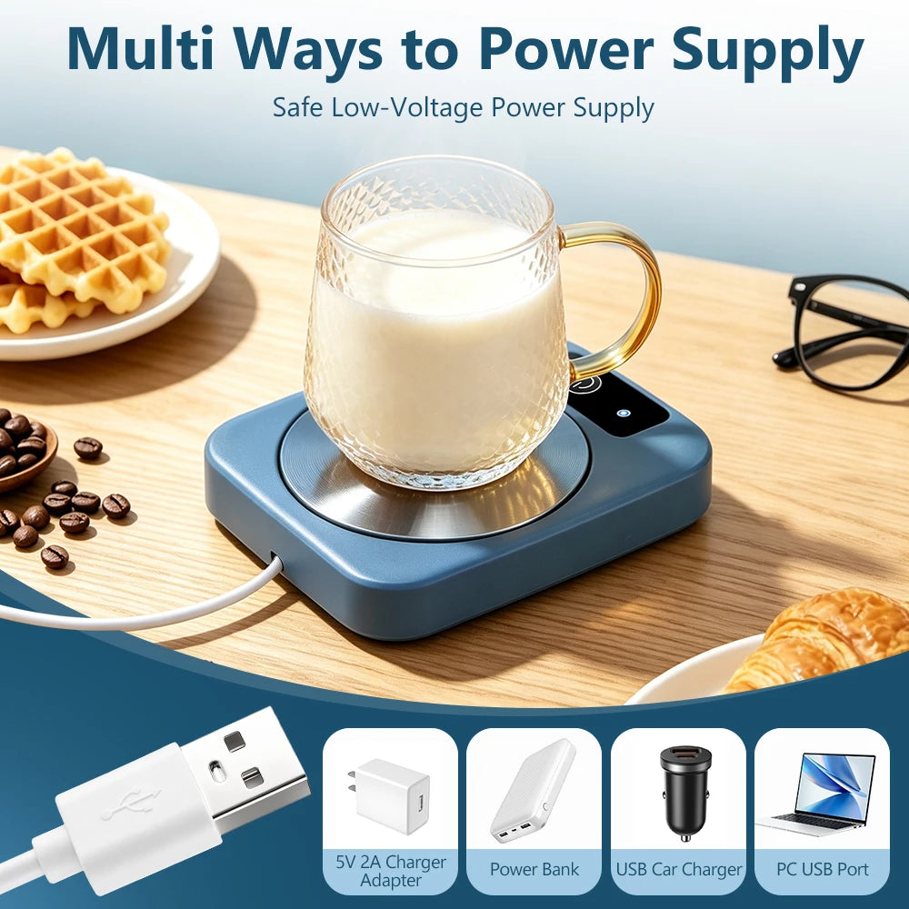 Electric Constant Temperature Mug Warmer Coaster