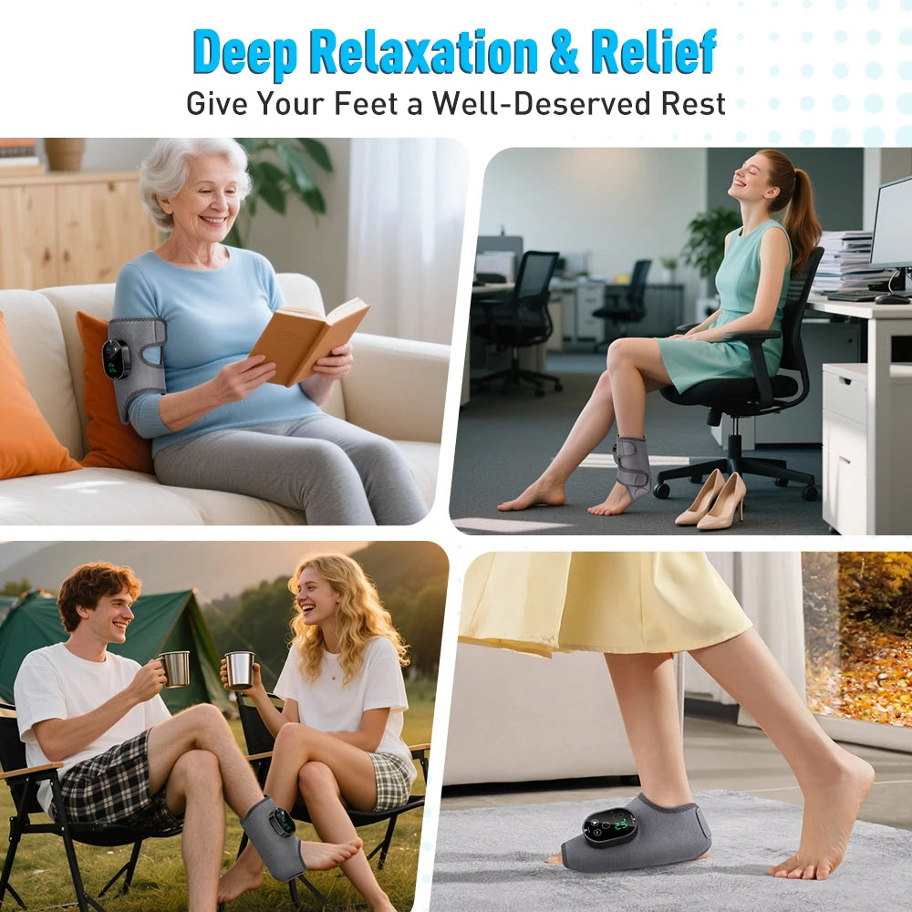 Heated Vibration Ankle and Calf Massager