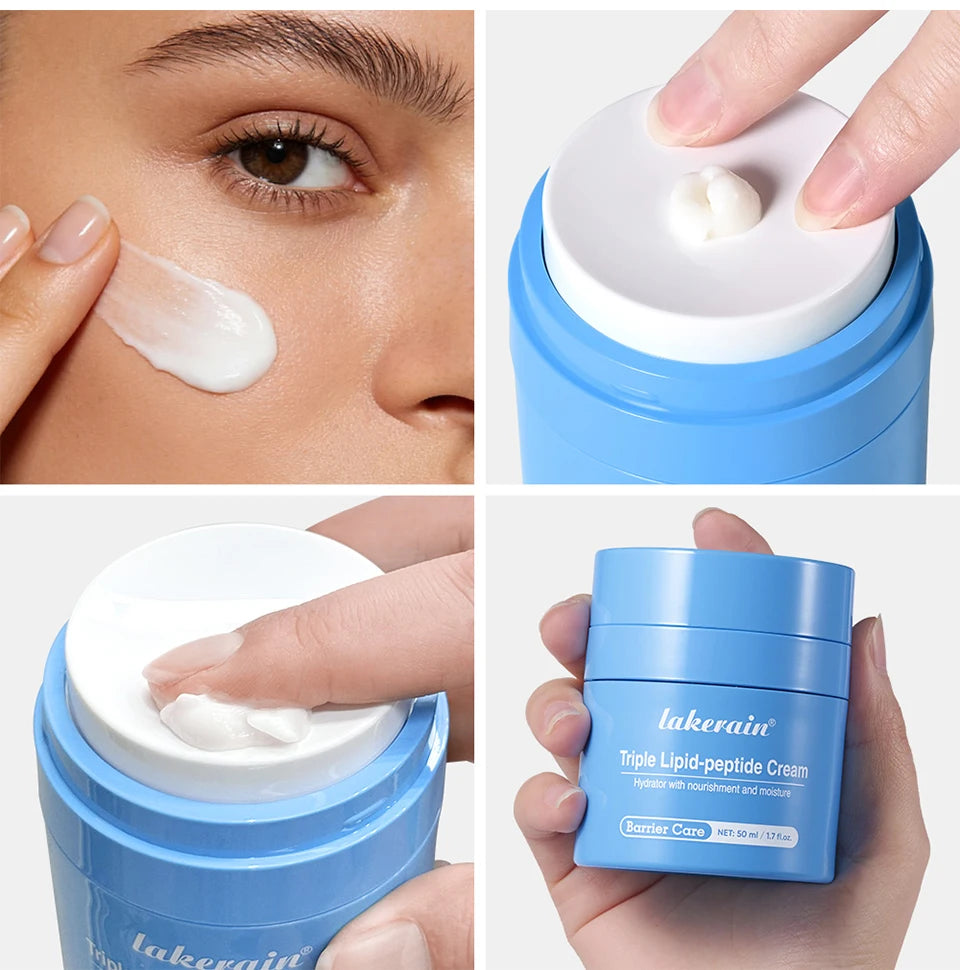 Triple Lipid Peptide Moisturizing Cream for Dry and Sensitive Skin