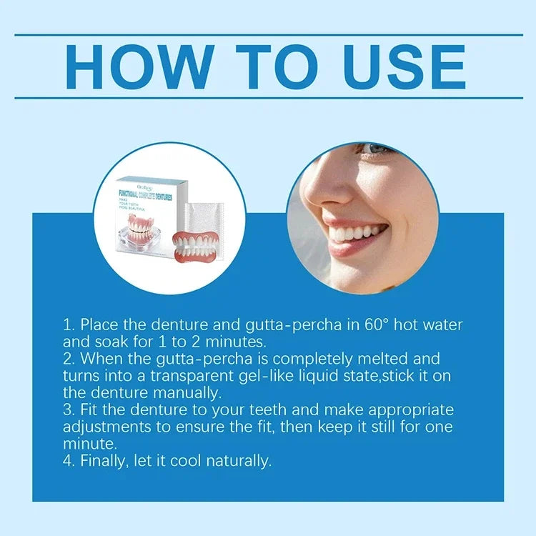 Instant Cosmetic Smile Veneers for Men and Women