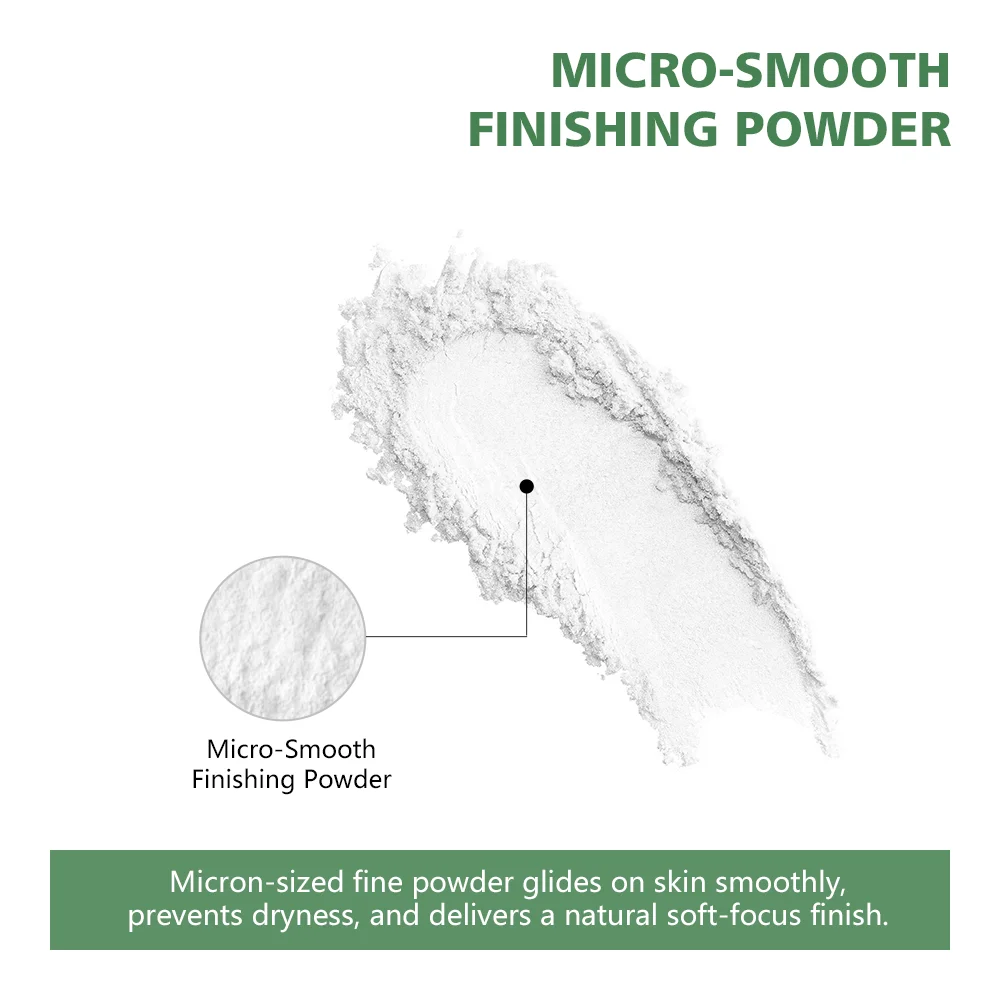 Instant Matte Loose Setting Powder for Shine-Free Makeup
