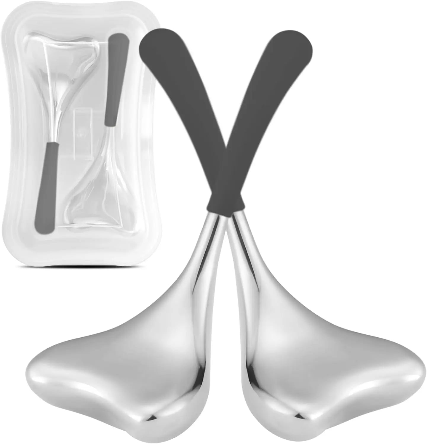 2-in-1 Stainless Steel Cooling Facial Ice Globes for Skin Tightening - 7