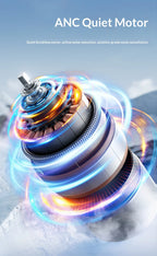 Portable Handheld Cooling Fan with Ice Compress Technology