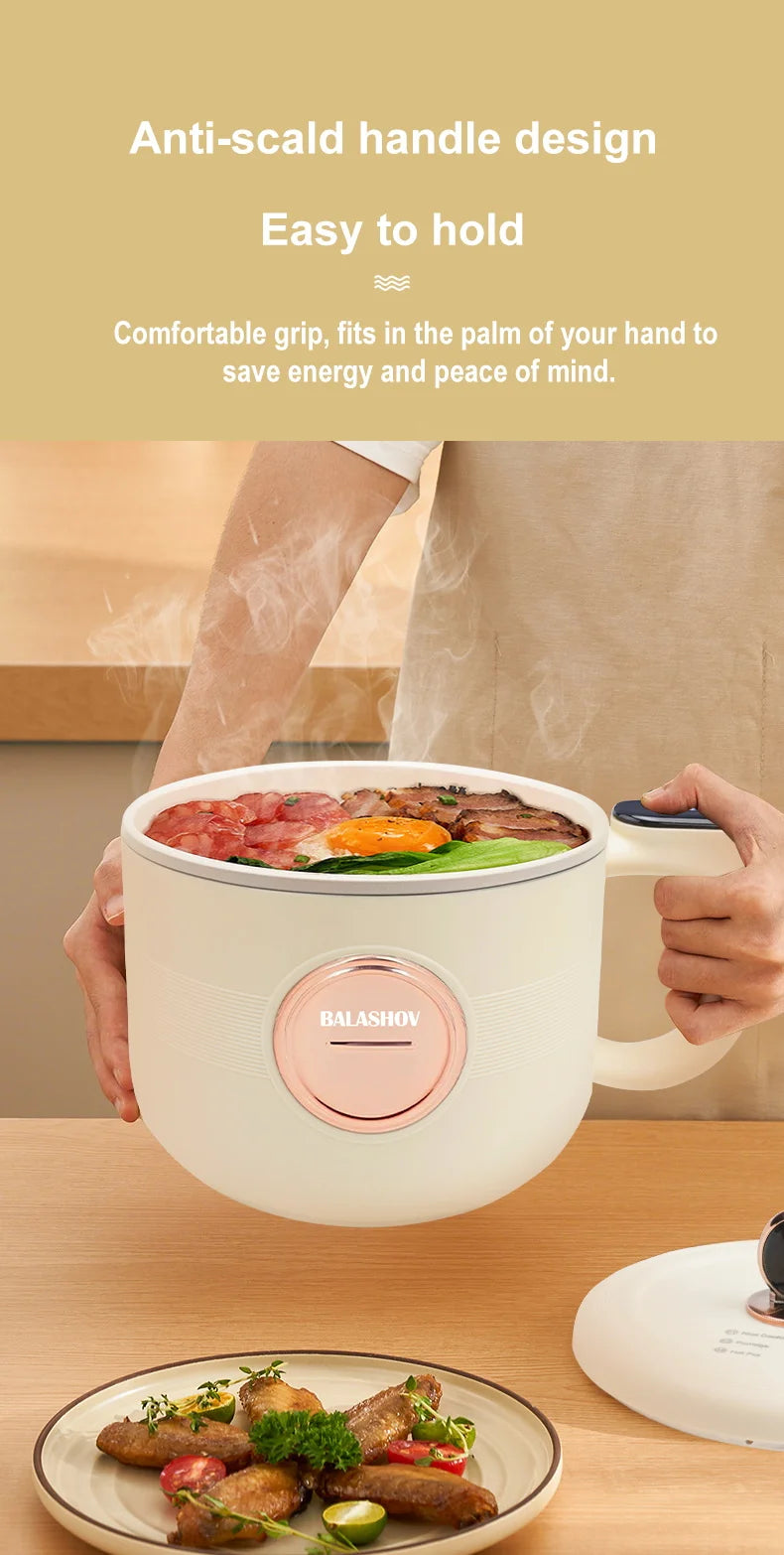 Portable Electric Multi-Cooker for Dorms and Travel - 12