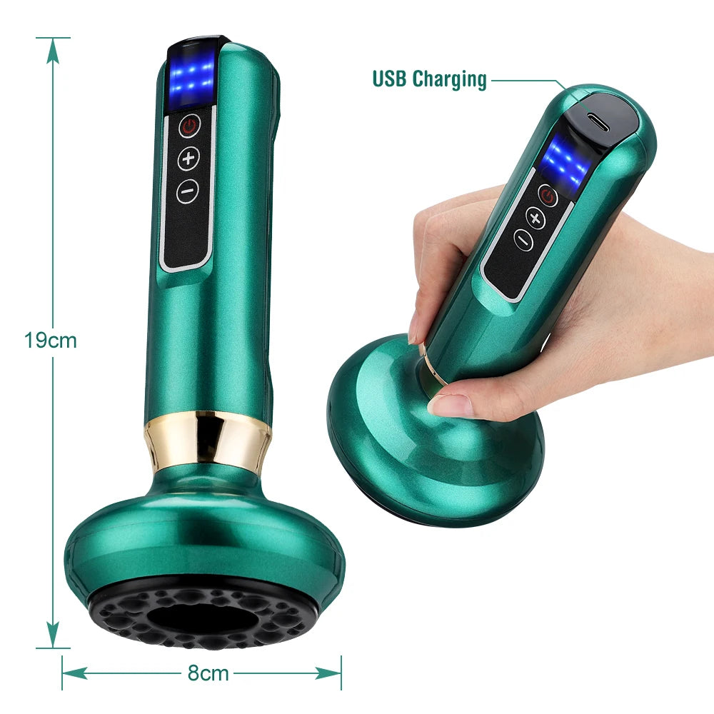 Electric Cupping and Gua Sha Massage Tool for Muscle Relief