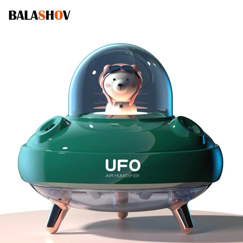 Portable UFO Desktop Humidifier with Night Light