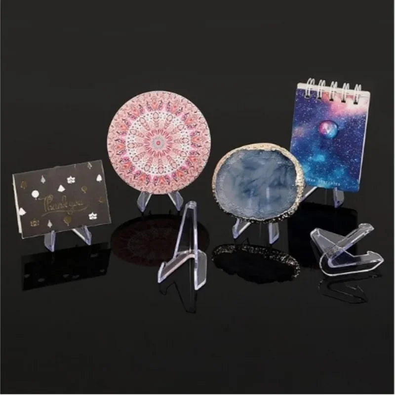 Acrylic Display Stands for Coins and Collectibles 10-Pack