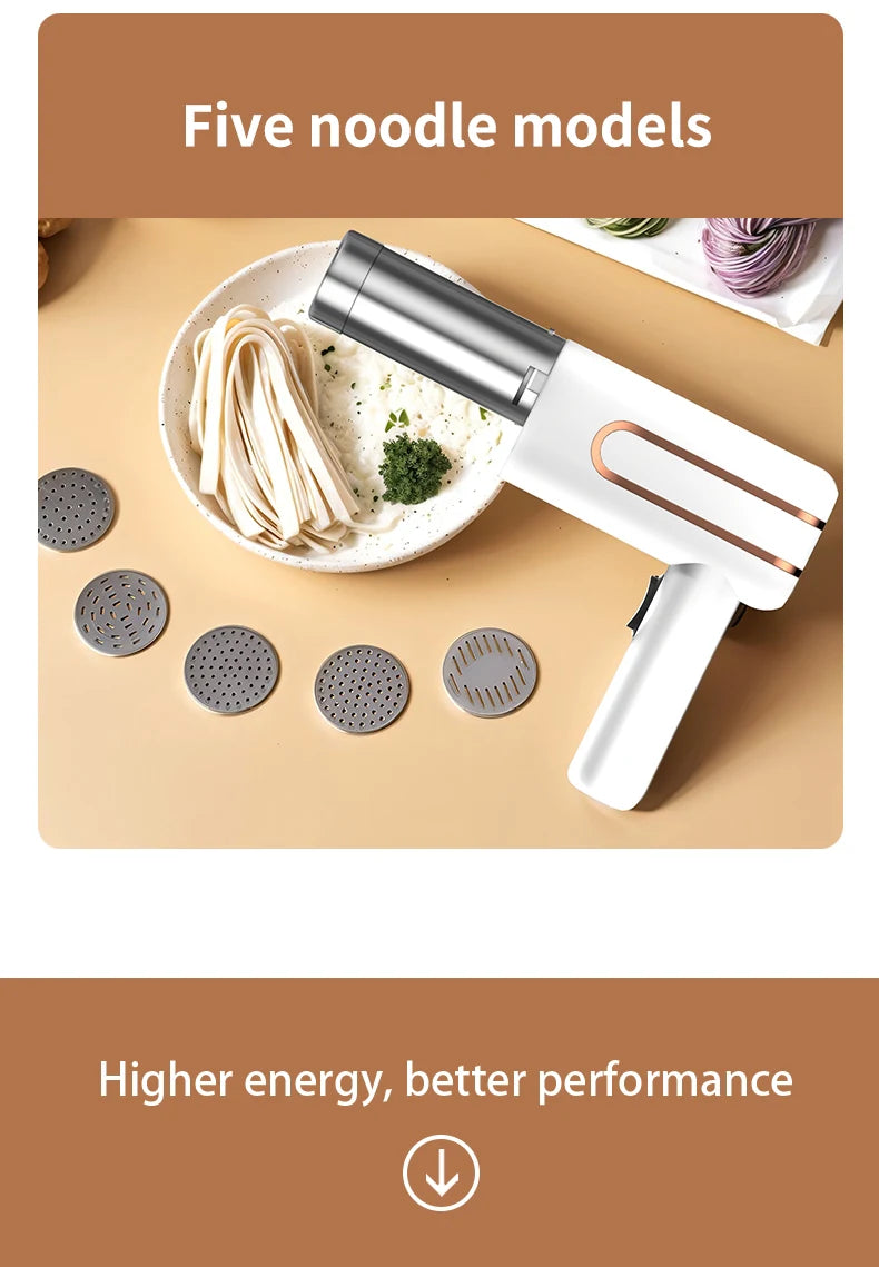 Portable Electric Cordless Noodle Maker