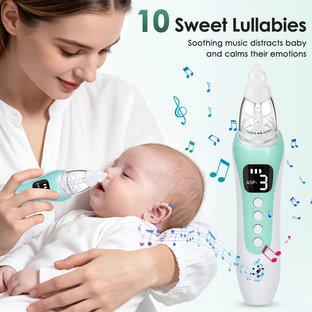 Electric Nasal Aspirator with Music for Newborns and Toddlers