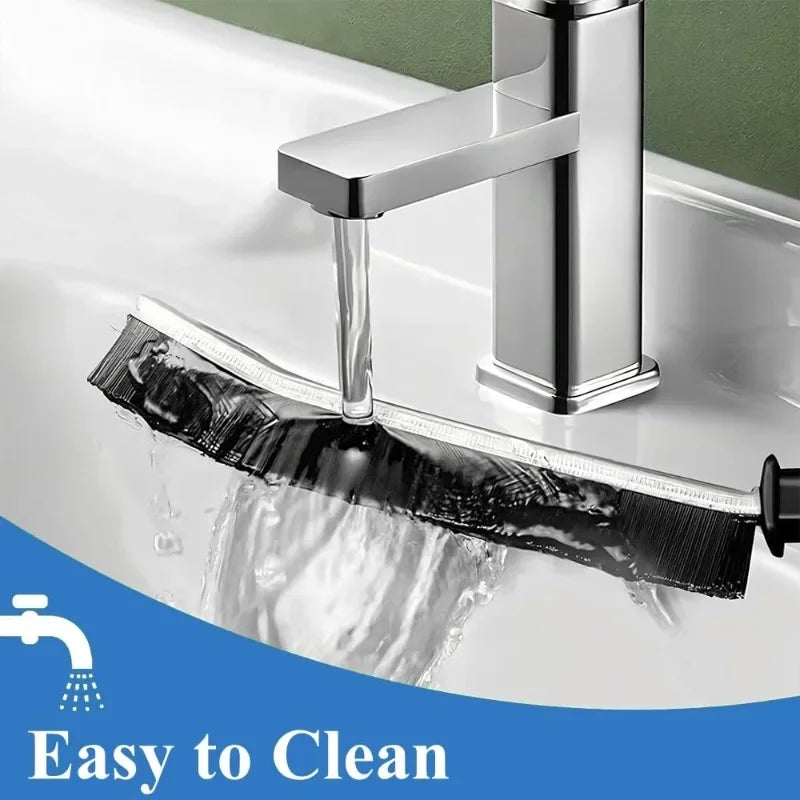 Hard Bristle Crevice Cleaning Brush for Tiles and Grout - 3