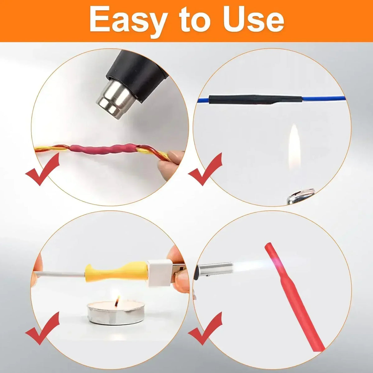 Heat Shrink Tubing Wire Insulation Wrap Kit