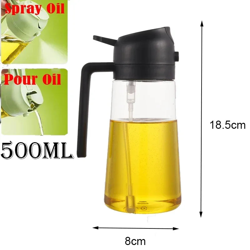 2-in-1 Kitchen Oil Spray and Pour Dispenser - 17