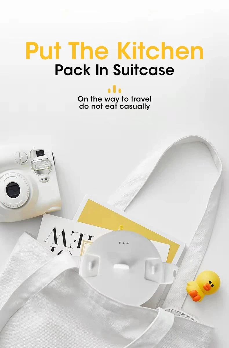 Portable Foldable Electric Hot Pot for Travel and Camping