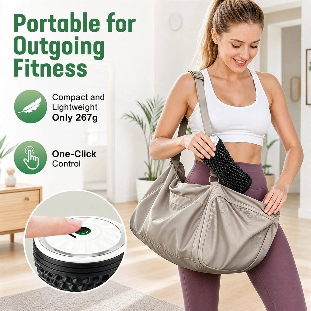 Electric Vibrating Massage Roller for Muscle Recovery