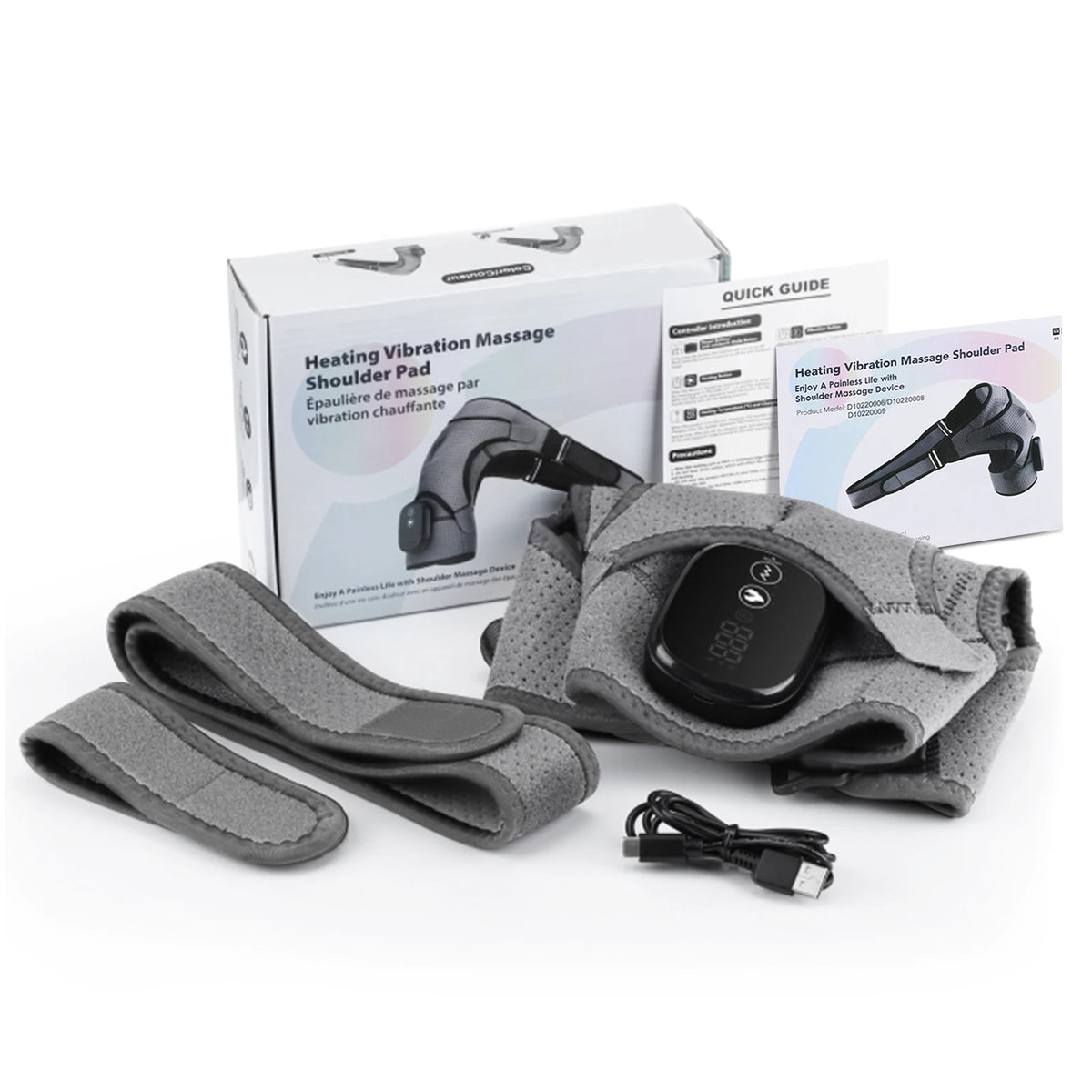 Cordless Heated Shoulder Massager with Vibration