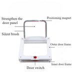 4-Way Locking Cat Flap Door for Small Pets