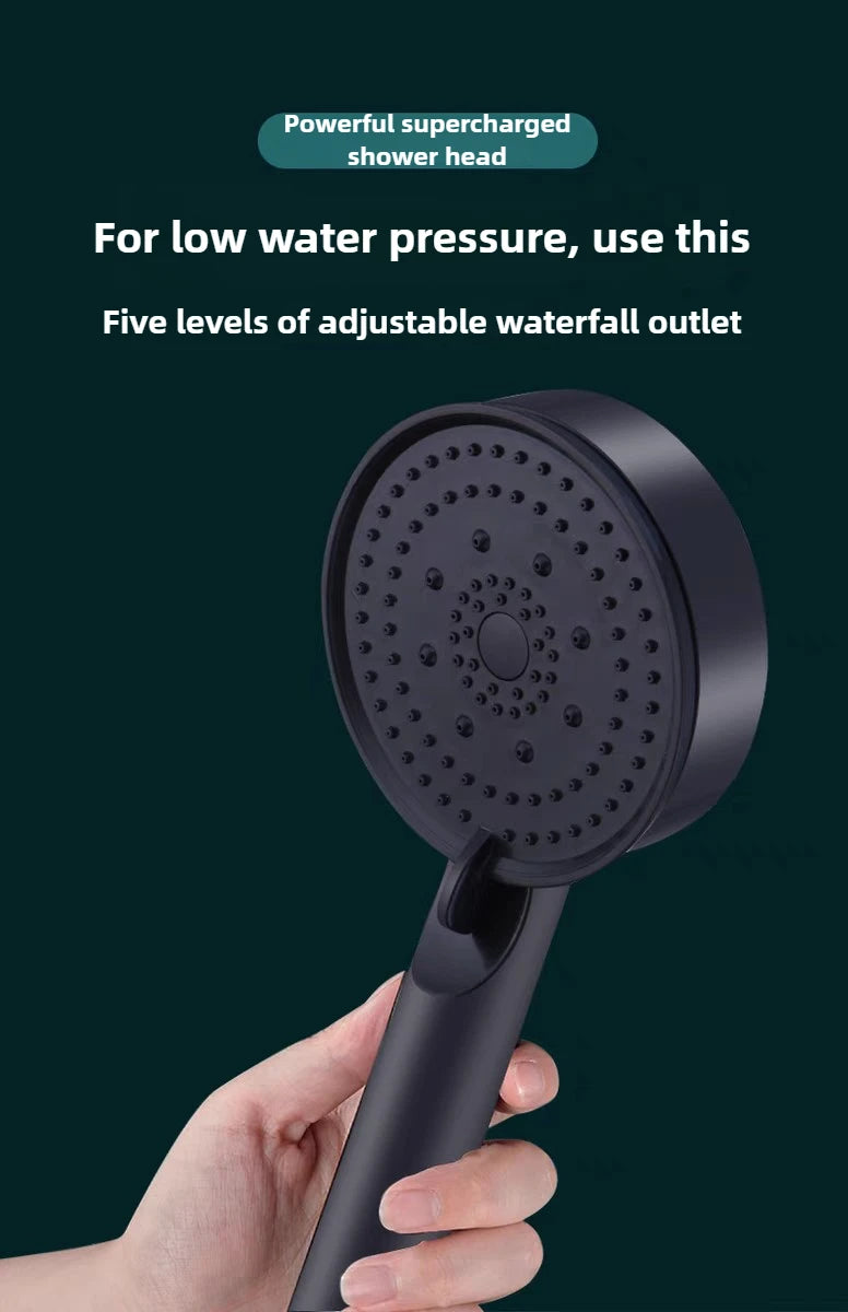 5-Mode High-Pressure Water Saving Shower Head
