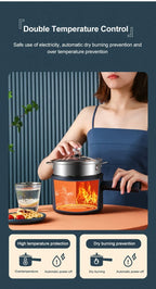 Compact Multi-Function Electric Cooker for Quick Meals