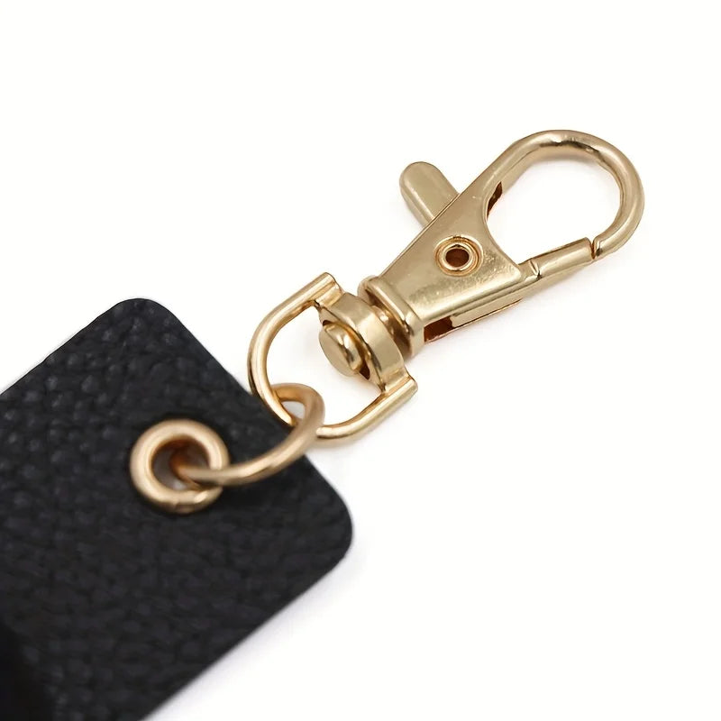 Portable Leather Lanyard Pen Holder for Office and School