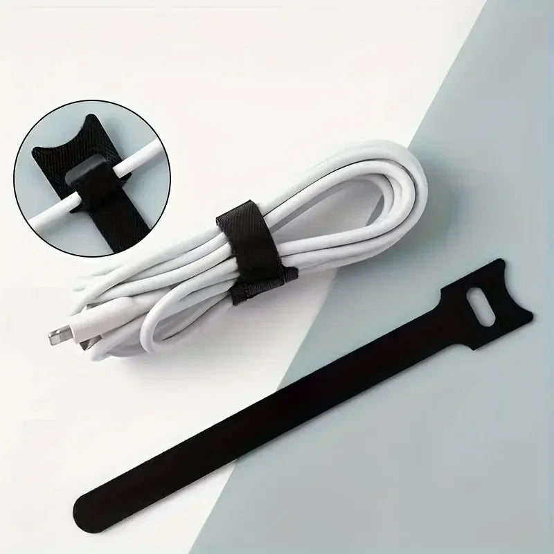 Reusable Nylon Cable Organizer Ties for Cord Management - 4