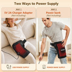 Red Light Therapy Heated Hip and Thigh Support Wrap