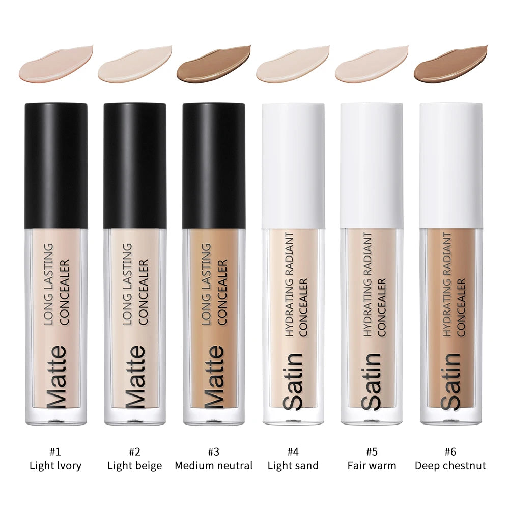 Full Coverage Matte Liquid Concealer for All Skin Types - 3