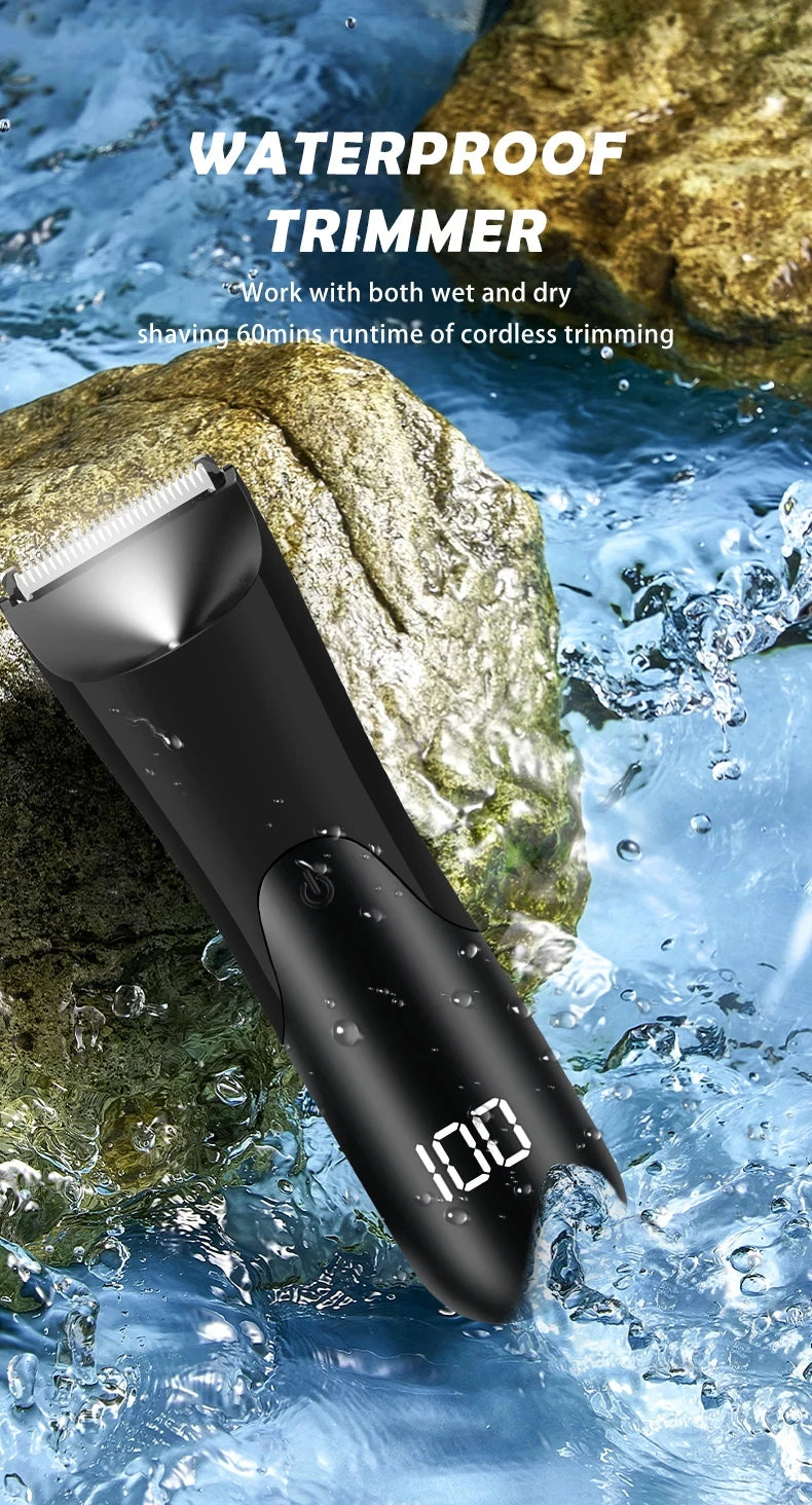 Electric Groin and Body Hair Trimmer