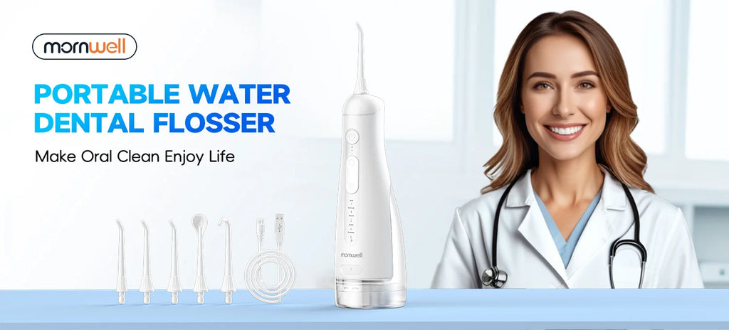 Portable Cordless Water Flosser for Teeth Cleaning