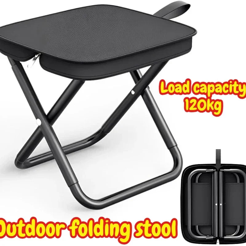 Portable Lightweight Folding Stool for Outdoor Camping and Hiking