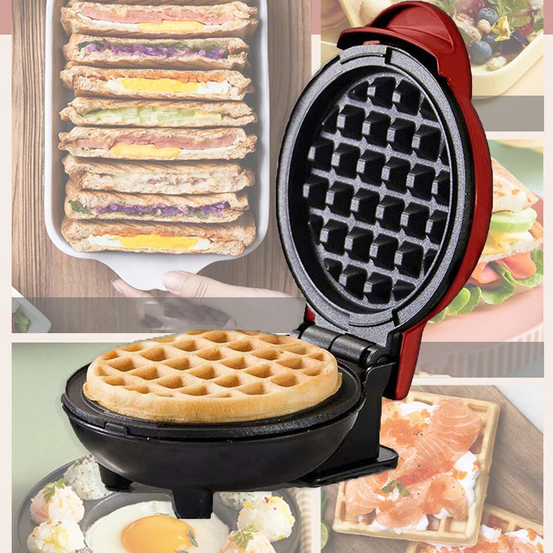 Mini Electric Bubble Waffle Maker for Breakfast - 5